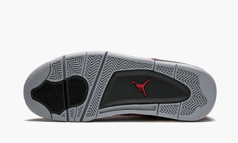 Nike Air Jordan 4 Retro 'Toro Bravo' Schoenen Heren Rood Wit Zwart Grijs Nederland | 725860-CVW