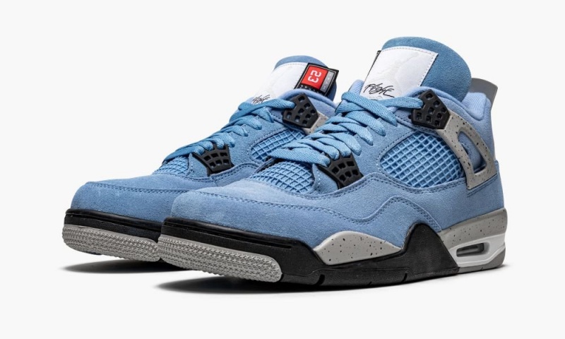 Nike Air Jordan 4 Retro 'University Blue' Schoenen Heren Blauw Grijs Nederland | 314670-LEF