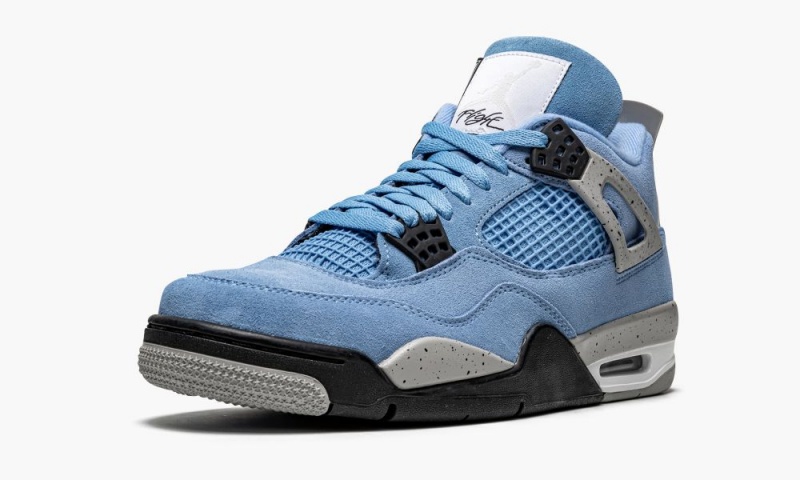 Nike Air Jordan 4 Retro 'University Blue' Schoenen Heren Blauw Grijs Nederland | 314670-LEF