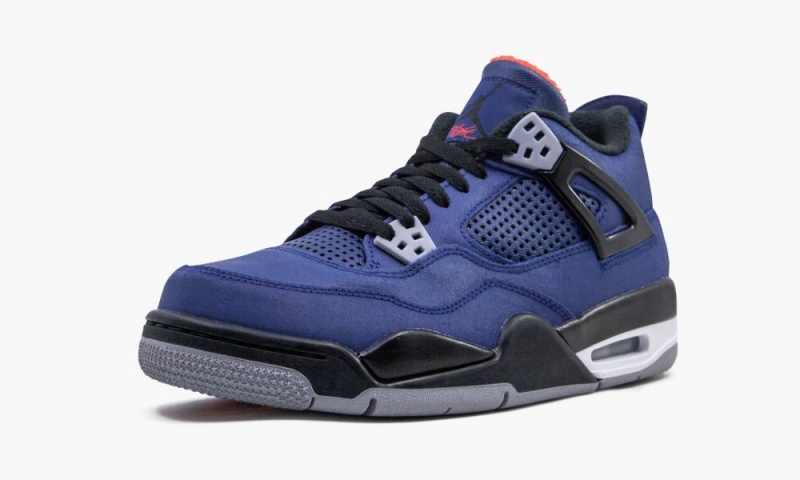 Nike Air Jordan 4 Retro WNTR BG 'Loyal Blue' Schoenen Kinderen Blauw Zwart Wit Nederland | 704891-QXG