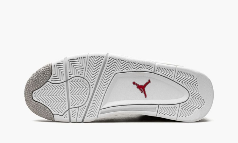 Nike Air Jordan 4 Retro 'White Oreo' Schoenen Heren Wit Grijs Zwart Rood Nederland | 368901-EJZ