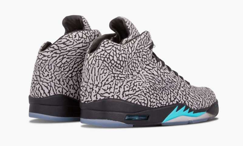 Nike Air Jordan 5 3Lab5 'Elephant Print' Schoenen Heren Grijs Blauw Zwart Nederland | 062589-QHV