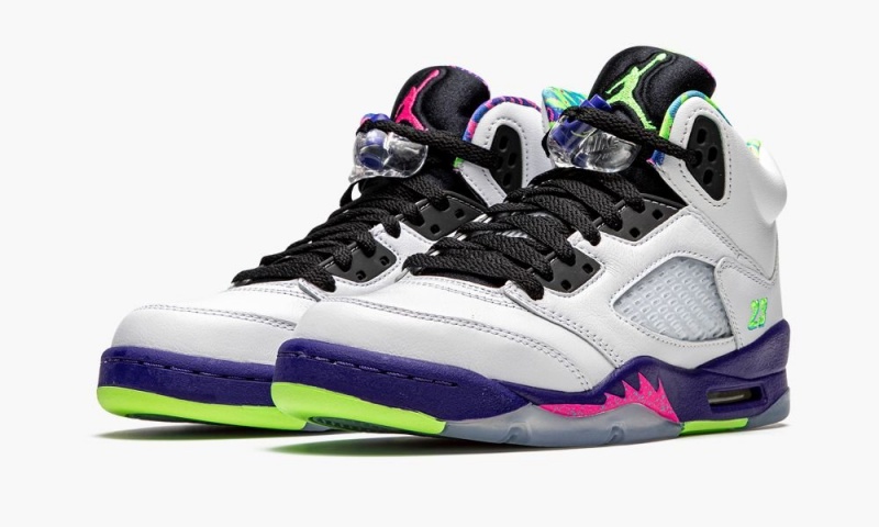 Nike Air Jordan 5 GS 'Alternate Bel-Air' Schoenen Kinderen Wit Paars Roze Nederland | 725398-OBM