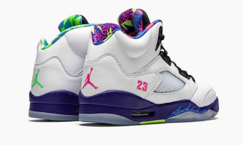 Nike Air Jordan 5 GS 'Alternate Bel-Air' Schoenen Kinderen Wit Paars Roze Nederland | 725398-OBM