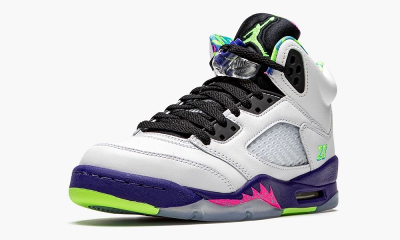 Nike Air Jordan 5 GS 'Alternate Bel-Air' Schoenen Kinderen Wit Paars Roze Nederland | 725398-OBM