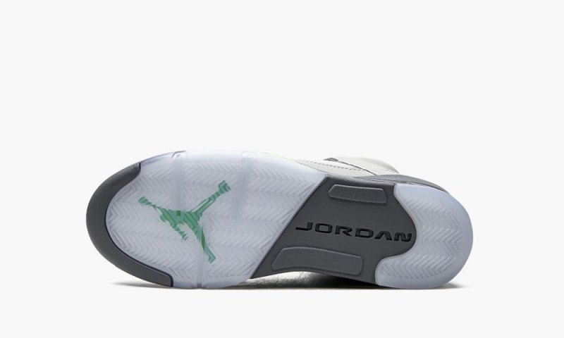 Nike Air Jordan 5 GS 'Green Bean 2022' Schoenen Kinderen Zilver Groen Grijs Nederland | 035914-NMX