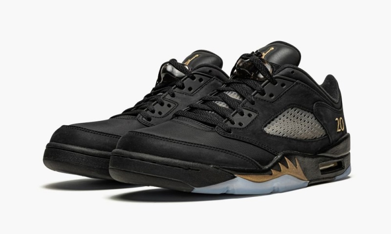 Nike Air Jordan 5 Low 'Class of 2021' Schoenen Heren Zwart Metal Goud Nederland | 195786-JBF