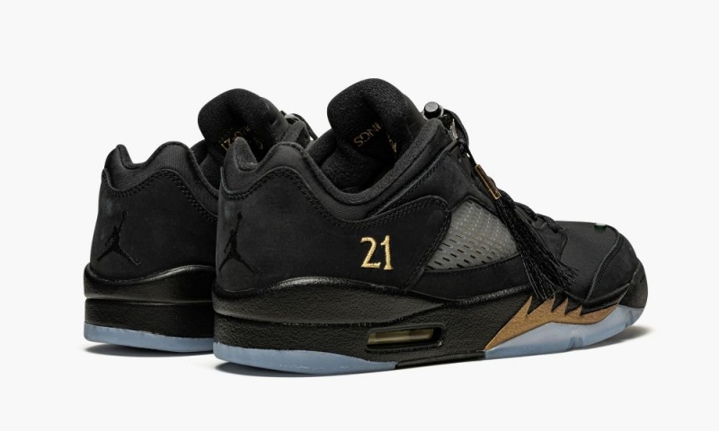 Nike Air Jordan 5 Low 'Class of 2021' Schoenen Heren Zwart Metal Goud Nederland | 195786-JBF