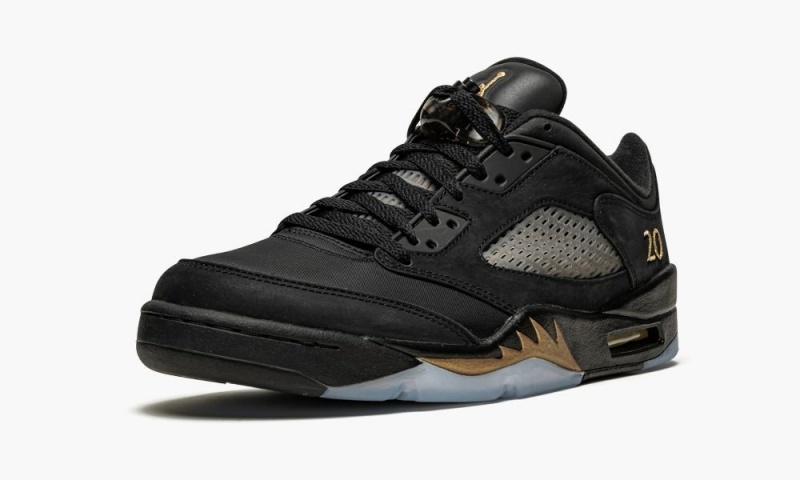 Nike Air Jordan 5 Low 'Class of 2021' Schoenen Heren Zwart Metal Goud Nederland | 195786-JBF