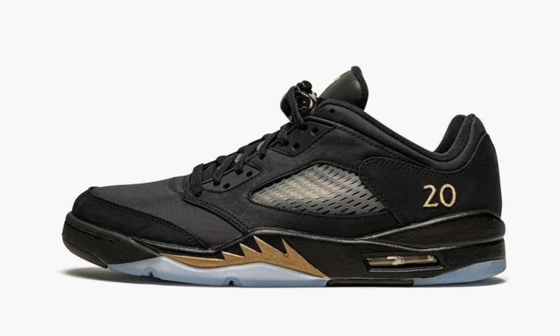 Nike Air Jordan 5 Low \'Class of 2021\' Schoenen Heren Zwart Metal Goud Nederland | 195786-JBF
