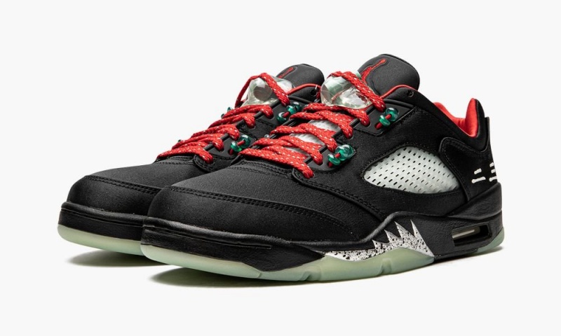 Nike Air Jordan 5 Low 'Clot' Schoenen Heren Zwart Rood Nederland | 861390-FND