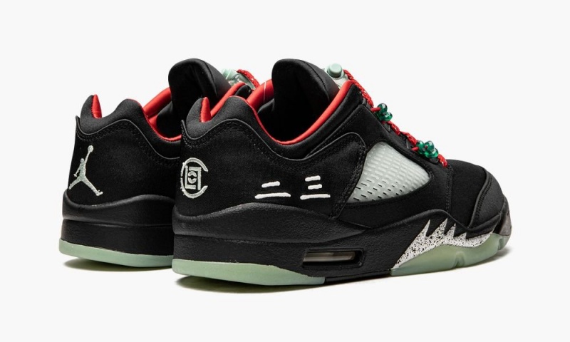 Nike Air Jordan 5 Low 'Clot' Schoenen Heren Zwart Rood Nederland | 861390-FND
