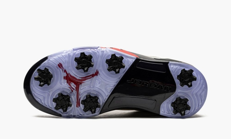 Nike Air Jordan 5 Low Golf 'Fire Red - Silver Tongue' Schoenen Heren Wit Rood Zwart Nederland | 643857-BOV