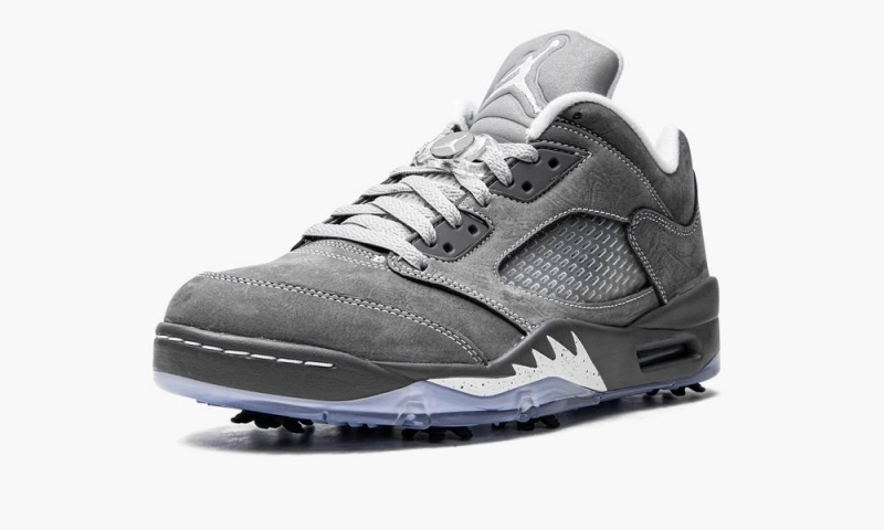 Nike Air Jordan 5 Low Golf 'Wolf Grey' Schoenen Heren Grijs Nederland | 306149-BZN