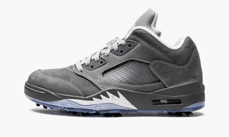 Nike Air Jordan 5 Low Golf \'Wolf Grey\' Schoenen Heren Grijs Nederland | 306149-BZN