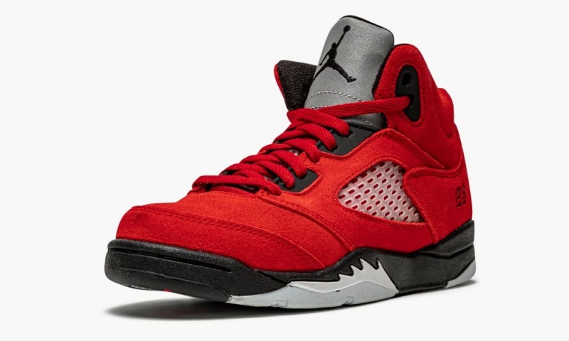 Nike Air Jordan 5 PS 'Raging Bull' Schoenen Kinderen Rood Zwart Nederland | 174806-LQH