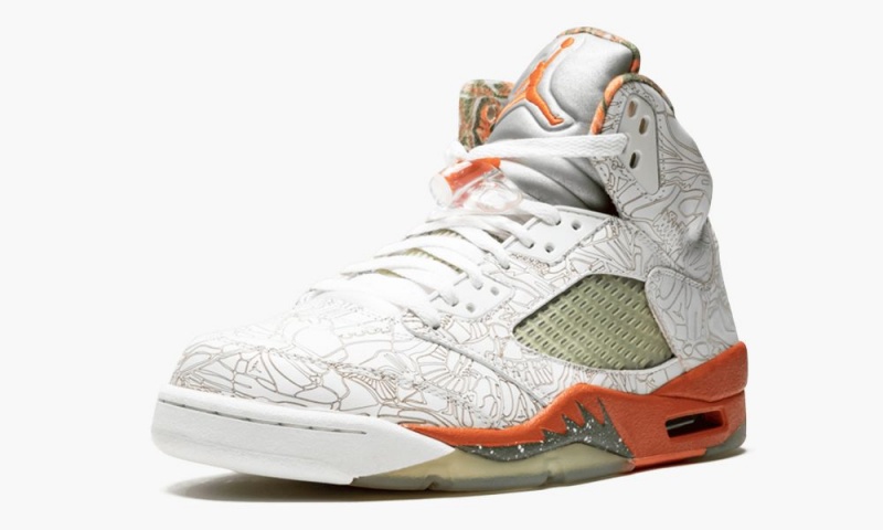 Nike Air Jordan 5 RA 'Laser' Schoenen Heren Wit Olijfgroen Nederland | 301249-COA