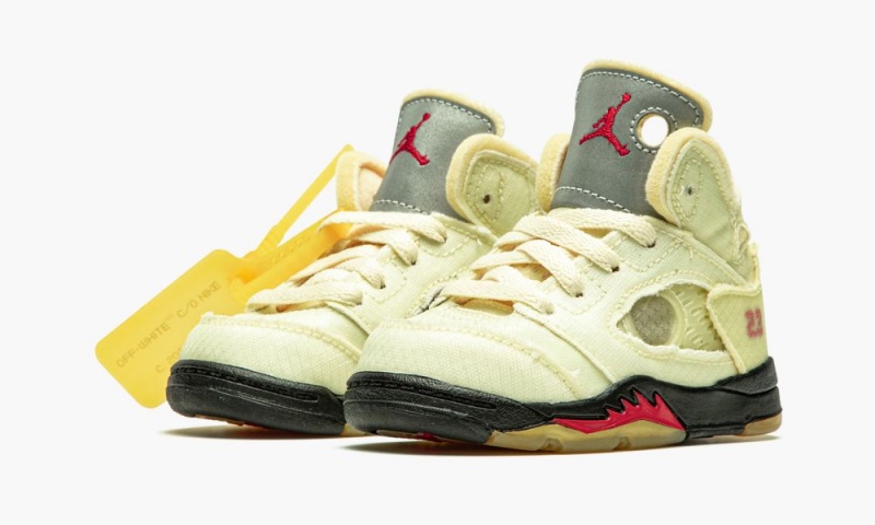 Nike Air Jordan 5 RETRO SP TD Schoenen Kinderen Rood Zwart Nederland | 587690-UWS