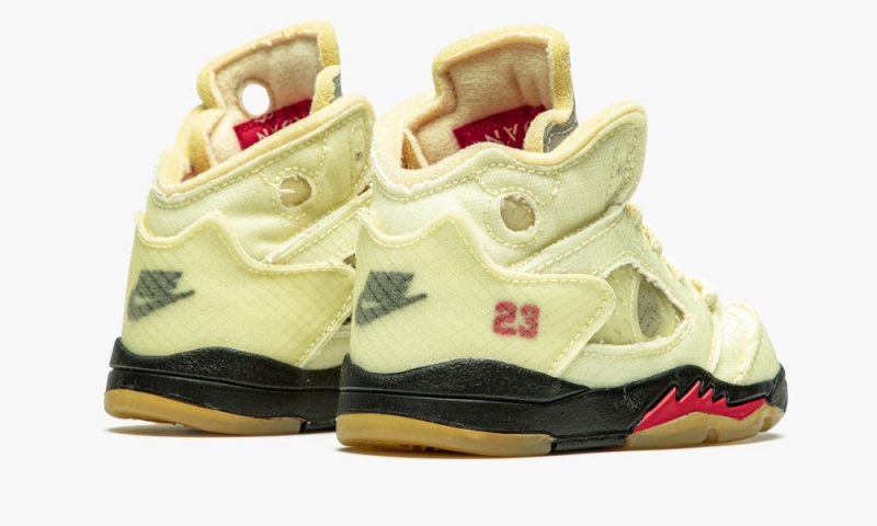 Nike Air Jordan 5 RETRO SP TD Schoenen Kinderen Rood Zwart Nederland | 587690-UWS