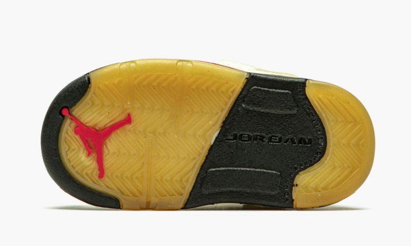 Nike Air Jordan 5 RETRO SP TD Schoenen Kinderen Rood Zwart Nederland | 587690-UWS