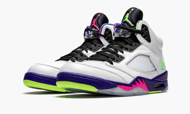 Nike Air Jordan 5 Retro 'Alternate Bel-Air' Schoenen Heren Wit Paars Roze Nederland | 530246-YVO