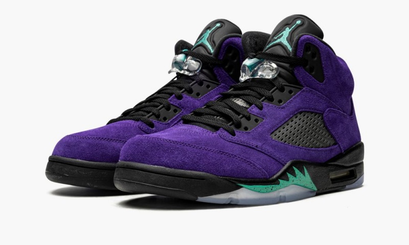 Nike Air Jordan 5 Retro 'Alternate Grape' Schoenen Heren Paars Zwart Nederland | 481620-VBN
