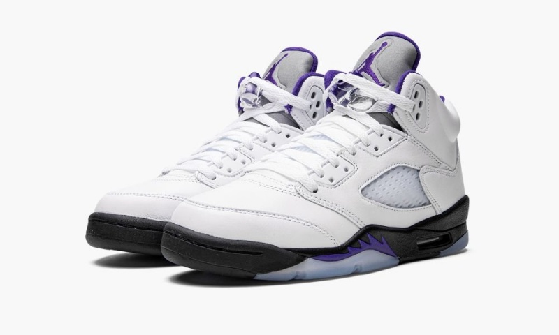 Nike Air Jordan 5 Retro GS 'Concord' Schoenen Kinderen Wit Zwart Nederland | 379842-POA