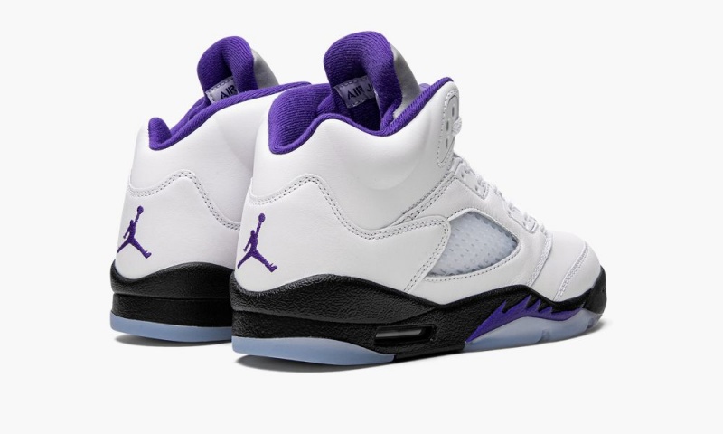 Nike Air Jordan 5 Retro GS 'Concord' Schoenen Kinderen Wit Zwart Nederland | 379842-POA