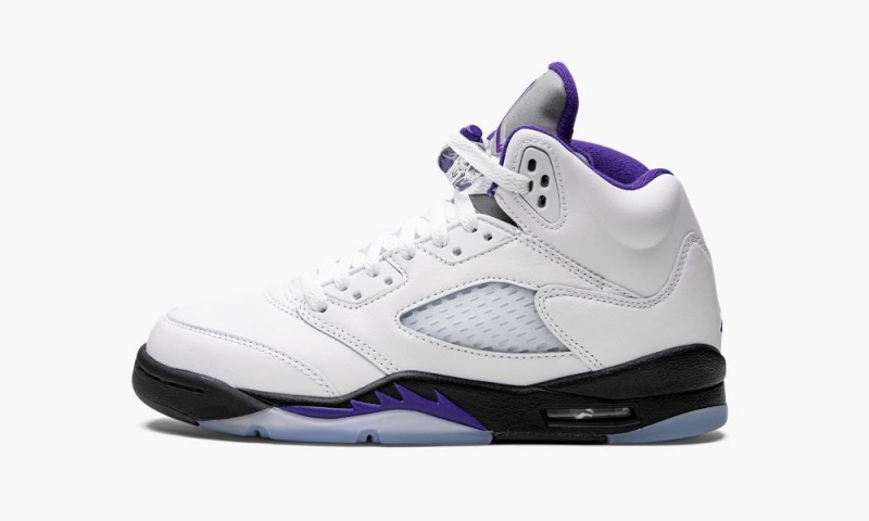 Nike Air Jordan 5 Retro GS \'Concord\' Schoenen Kinderen Wit Zwart Nederland | 379842-POA