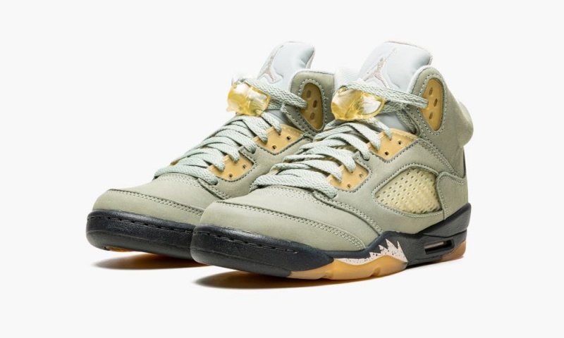 Nike Air Jordan 5 Retro GS 'Jade Horizon' Schoenen Kinderen Lichtzilver Nederland | 148369-QPN