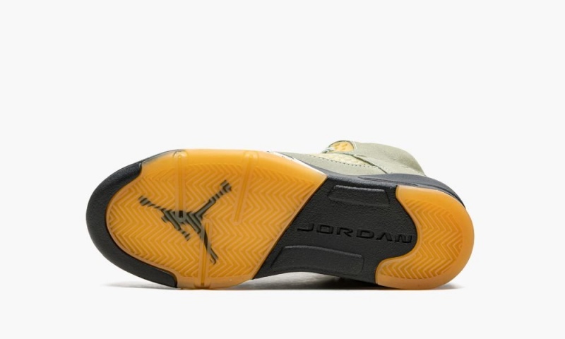 Nike Air Jordan 5 Retro GS 'Jade Horizon' Schoenen Kinderen Lichtzilver Nederland | 148369-QPN