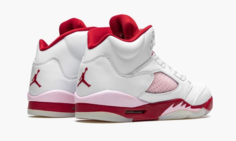Nike Air Jordan 5 Retro GS 'Pink Foam' Schoenen Kinderen Wit Roze Rood Nederland | 537849-BXZ
