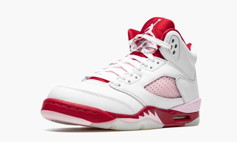 Nike Air Jordan 5 Retro GS 'Pink Foam' Schoenen Kinderen Wit Roze Rood Nederland | 537849-BXZ