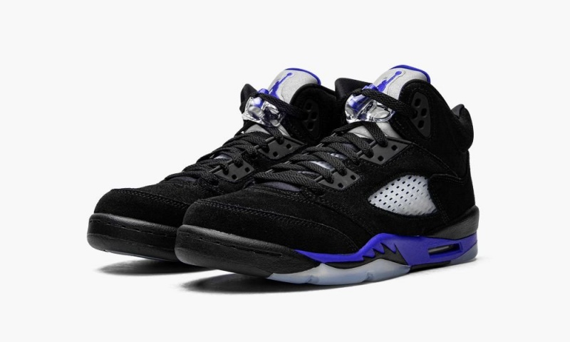 Nike Air Jordan 5 Retro GS 'Racer Blue' Schoenen Kinderen Zwart Blauw Nederland | 357248-SMU