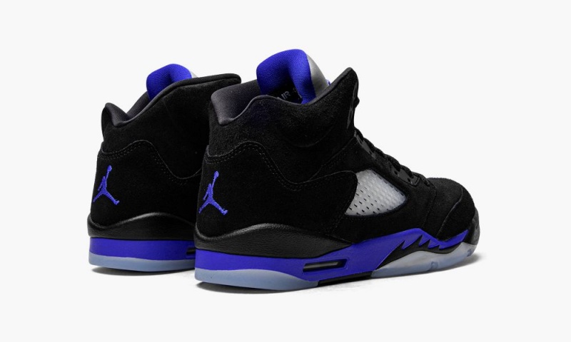 Nike Air Jordan 5 Retro GS 'Racer Blue' Schoenen Kinderen Zwart Blauw Nederland | 357248-SMU