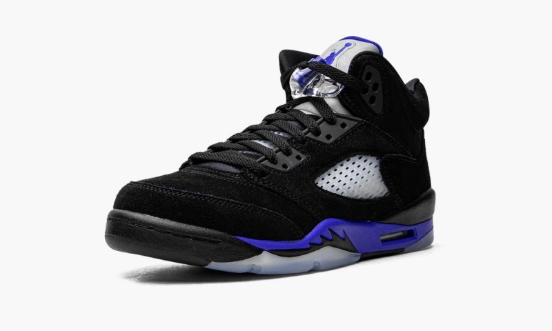 Nike Air Jordan 5 Retro GS 'Racer Blue' Schoenen Kinderen Zwart Blauw Nederland | 357248-SMU