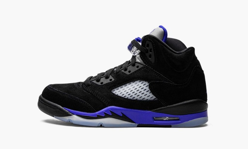 Nike Air Jordan 5 Retro GS \'Racer Blue\' Schoenen Kinderen Zwart Blauw Nederland | 357248-SMU