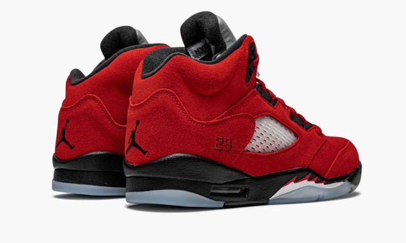 Nike Air Jordan 5 Retro GS 'Raging Bull 2021' Schoenen Kinderen Rood Zwart Wit Nederland | 752189-NMX