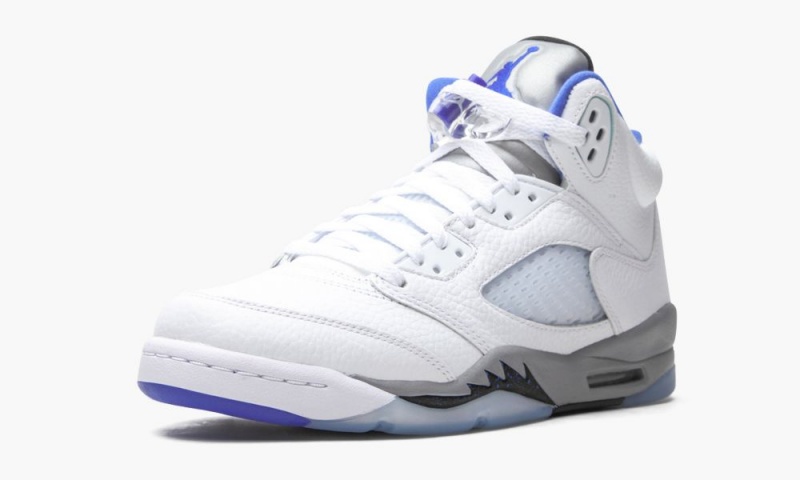 Nike Air Jordan 5 Retro GS 'Stealth 2.0' Schoenen Kinderen Wit Koningsblauw Nederland | 596423-CSP