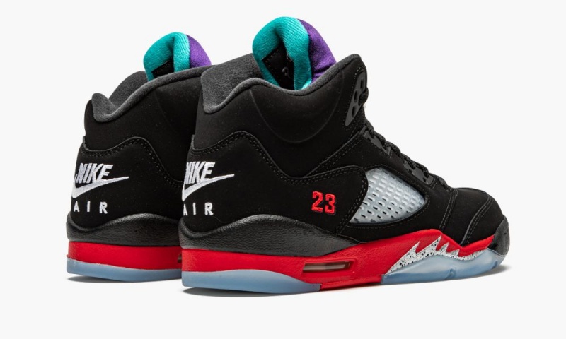 Nike Air Jordan 5 Retro GS 'Top 3' Schoenen Kinderen Zwart Rood Paars Nederland | 079148-JXR