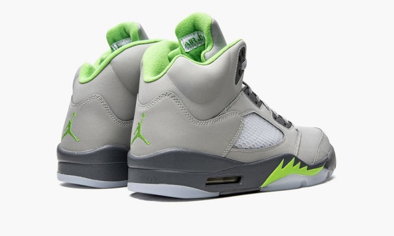 Nike Air Jordan 5 Retro 'Green Bean 2022' Schoenen Heren Zilver Groen Grijs Nederland | 863715-WYC