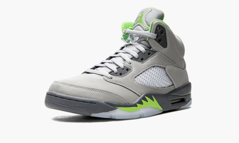 Nike Air Jordan 5 Retro 'Green Bean 2022' Schoenen Heren Zilver Groen Grijs Nederland | 863715-WYC