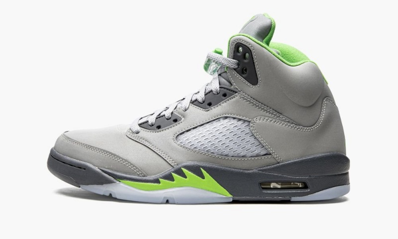 Nike Air Jordan 5 Retro \'Green Bean 2022\' Schoenen Heren Zilver Groen Grijs Nederland | 863715-WYC