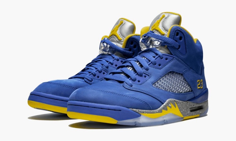 Nike Air Jordan 5 Retro 'Laney Varsity Royal' Schoenen Heren Koningsblauw Lichtgrijs Nederland | 340629-QHK