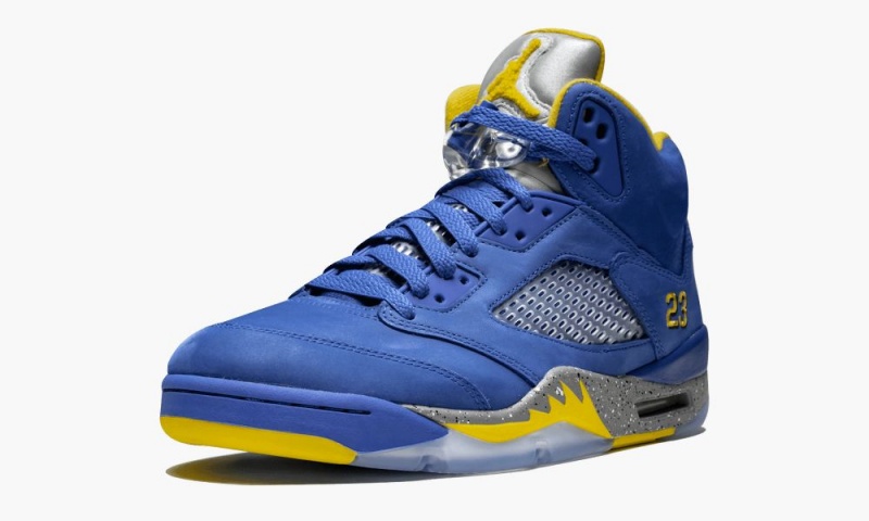 Nike Air Jordan 5 Retro 'Laney Varsity Royal' Schoenen Heren Koningsblauw Lichtgrijs Nederland | 340629-QHK