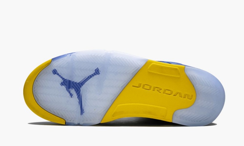Nike Air Jordan 5 Retro 'Laney Varsity Royal' Schoenen Heren Koningsblauw Lichtgrijs Nederland | 340629-QHK