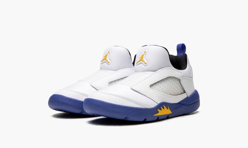 Nike Air Jordan 5 Retro Little Flex Schoenen Kinderen Wit Blauw Nederland | 489321-CHE