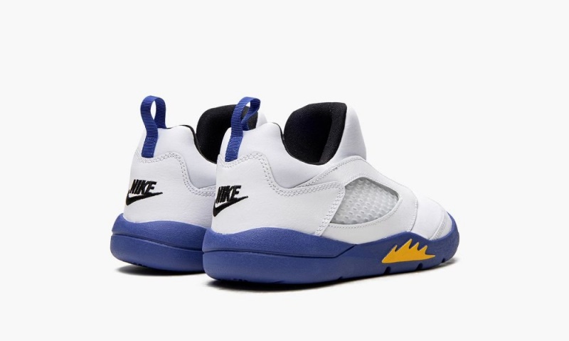 Nike Air Jordan 5 Retro Little Flex Schoenen Kinderen Wit Blauw Nederland | 489321-CHE