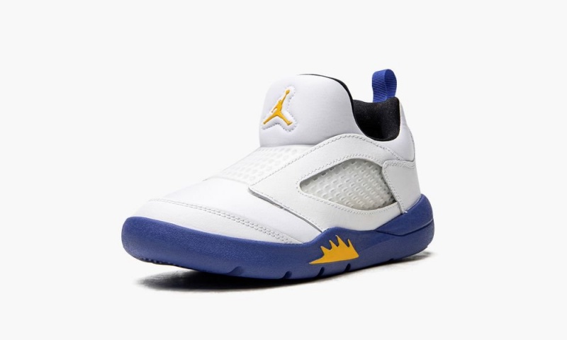 Nike Air Jordan 5 Retro Little Flex Schoenen Kinderen Wit Blauw Nederland | 489321-CHE