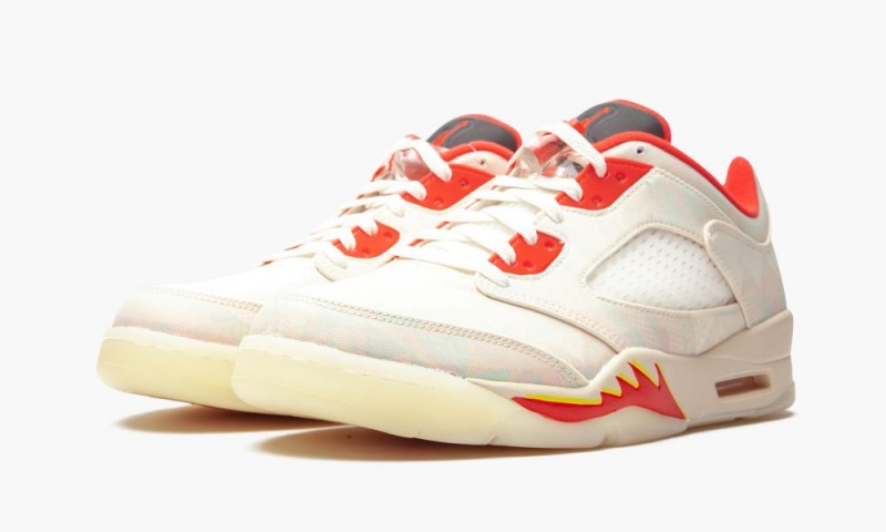 Nike Air Jordan 5 Retro Low 'Chinese New Year 2021' Schoenen Heren Rood Geel Nederland | 639705-PXB
